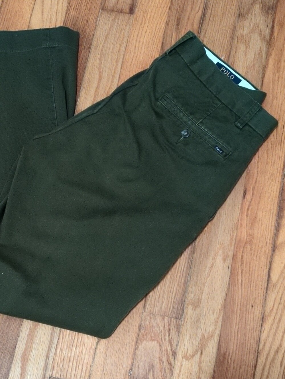 Polo by Ralph Lauren Olive Green Men's Stretch Chino Pants
